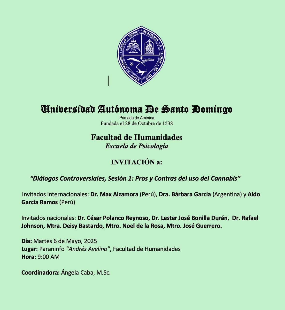 ¡CannaRedRD llega a la Universidad Autónoma de Santo Domingo (UASD)!